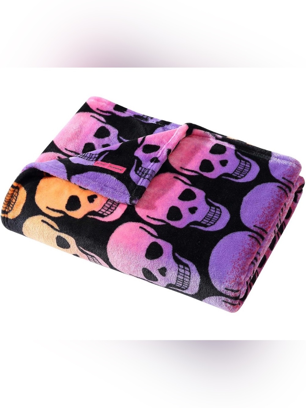 Betsey Johnson Ombré Skull blanket
